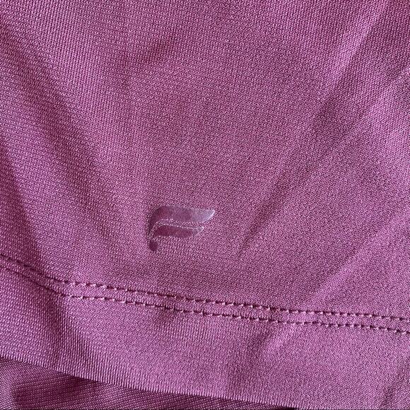 Fabletics Long Sleeve Scoop Neck Shirt XL Burgundy - Picture 9 of 10